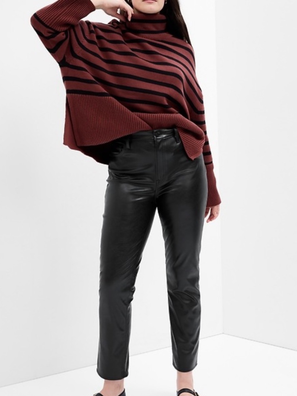 GAP Vintage Slim Vegan Leather Pants